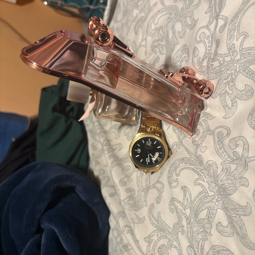 Carolina Herrera Gold and Black Women's Watch